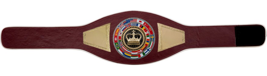 CHAMPIONSHIP BELT PROFLAG2/FLAG/G/BLKCRWN - VARIETY OF LEATHER COLOURS AVAILABLE CHAMPIONSHIP BELT PROFLAG2/FLAG/G/BLKCRWN - VARIETY OF LEATHER COLOURS AVAILABLE